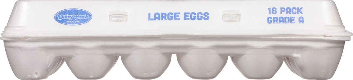 slide 6 of 9, Dairy Fresh Large Eggs Family Pack 18 ea, 18 ct