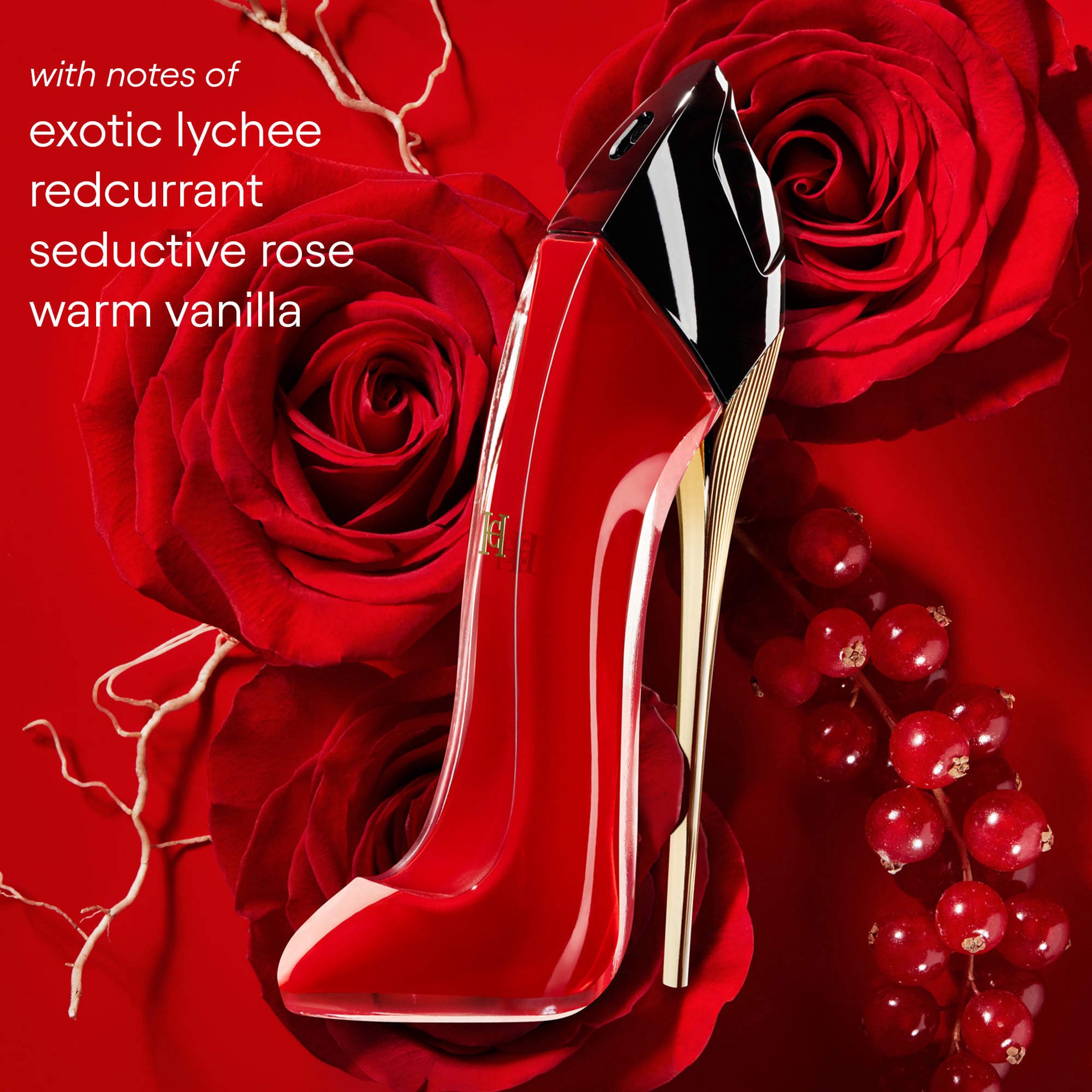 slide 2 of 5, Carolina Herrera Very Good Girl Eau de Parfum with Rose & Vanilla 1.7 oz/ 50 mL, 