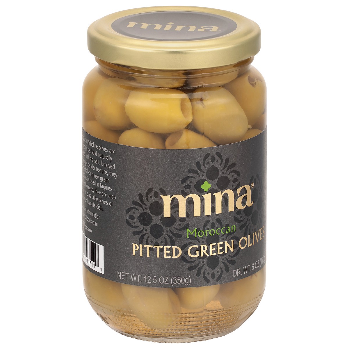 slide 12 of 14, Mina Moroccan Pitted Green Olives, 12.5 oz