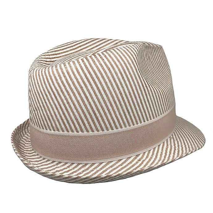 slide 4 of 4, Toby Fairy HAT NB SEERSUCKR SAND FEDORA, 1 ct