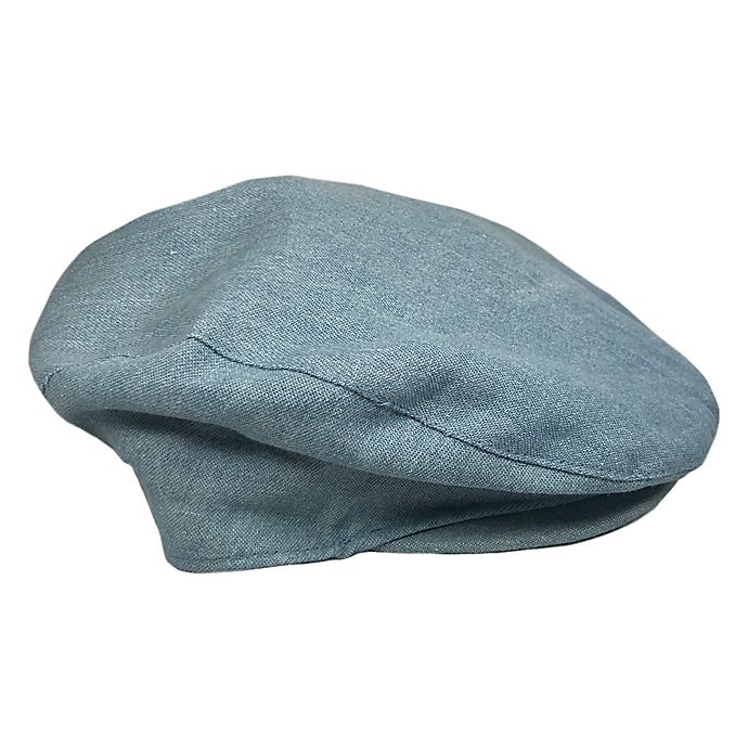 slide 2 of 4, Toby Fairy Newborn Chambray Cabbie Hat - Blue, 1 ct