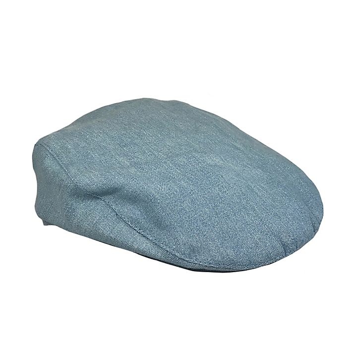 slide 3 of 4, Toby Fairy Newborn Chambray Cabbie Hat - Blue, 1 ct