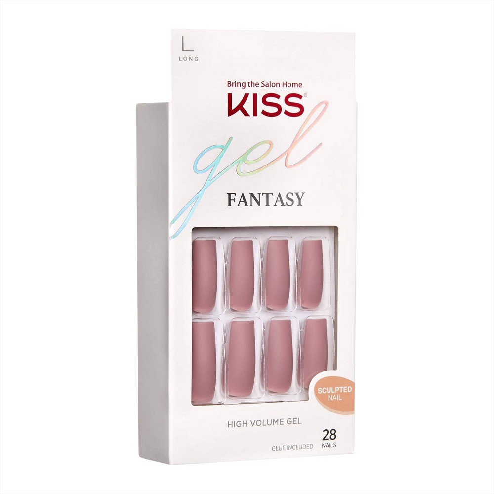 slide 2 of 6, KISS Products KISS Gel Fantasy Sculpted Fake Nails - Looking Fabulous - 28ct, 28 ct