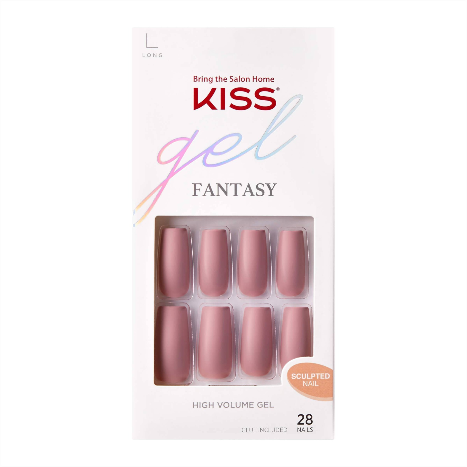 slide 1 of 6, KISS Products KISS Gel Fantasy Sculpted Fake Nails - Looking Fabulous - 28ct, 28 ct