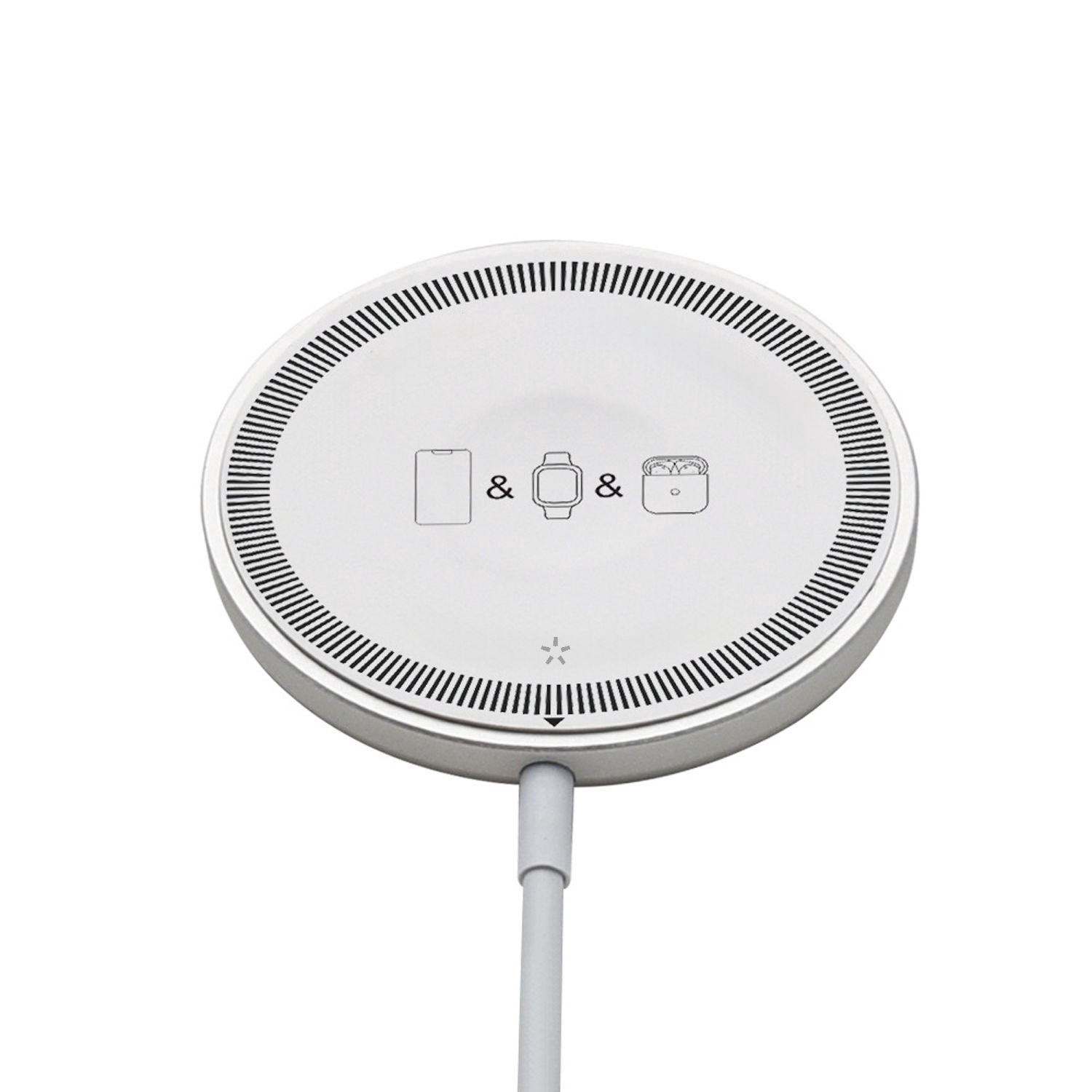 slide 2 of 4, POWERXCEL Magsafe Wireless Charger W/ Add, 1 ct