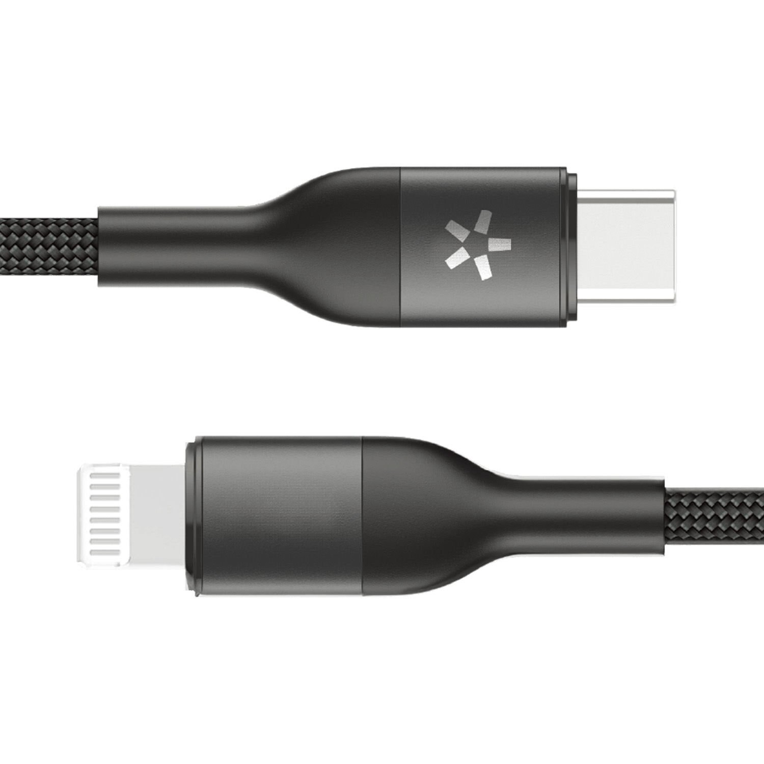 slide 3 of 4, POWERXCEL Kevlar Pd Type C - Lightng-10Ft Blk, 1 ct