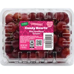 Grapes Candy Hearts