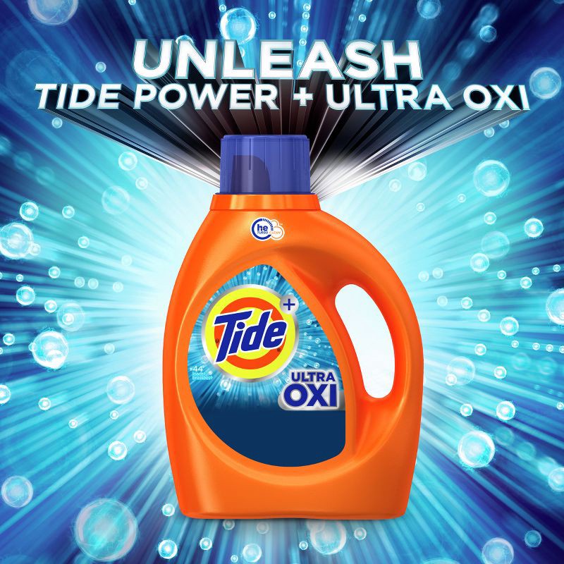 slide 7 of 10, Tide Plus Ultra Oxi HE Compatible Liquid Laundry Detergent Soap - 105 fl oz, 105 fl oz