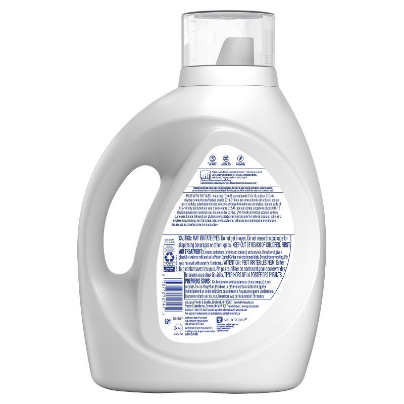 slide 12 of 12, Tide Free & Gentle Unscented HE Deep Cleaning Concentrated Liquid Laundry Detergent 80 Loads - 105 fl oz, 105 fl oz