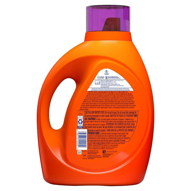 slide 4 of 8, Tide Plus Febreze High Efficiency Liquid Laundry Detergent - Spring & Renewal - 105 fl oz, 115 fl oz