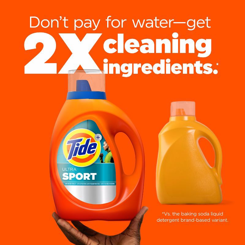 slide 5 of 11, Tide Ultra Sport HE Deep Cleaning Concentrated Liquid Laundry Detergent 65 Loads - 92 fl oz, 92 fl oz