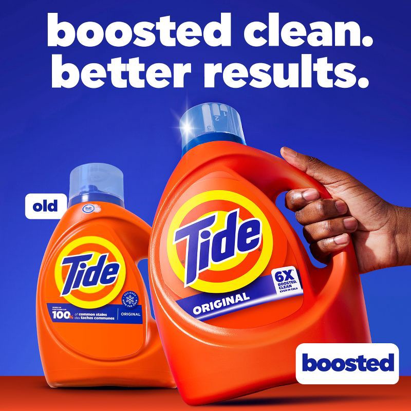 slide 6 of 15, Tide Original HE Deep Cleaning Concentrated Liquid Laundry Detergent Soap 80 Loads - 100 fl oz, 100 fl oz