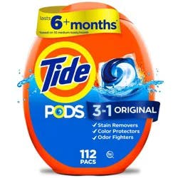 Tide Original HE Laundry Detergent Pods 112 Pacs - 85oz
