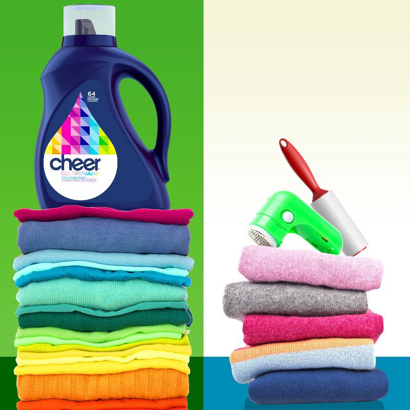 slide 4 of 8, Cheer Original HE Liquid Laundry Detergent 107 Loads - 154 fl oz, 154 fl oz