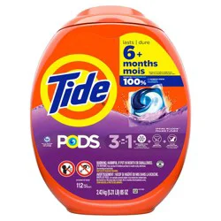 Tide Spring Meadow HE Deep Cleaning Concentrated Laundry Detergent Pods 112 Pacs - 85oz