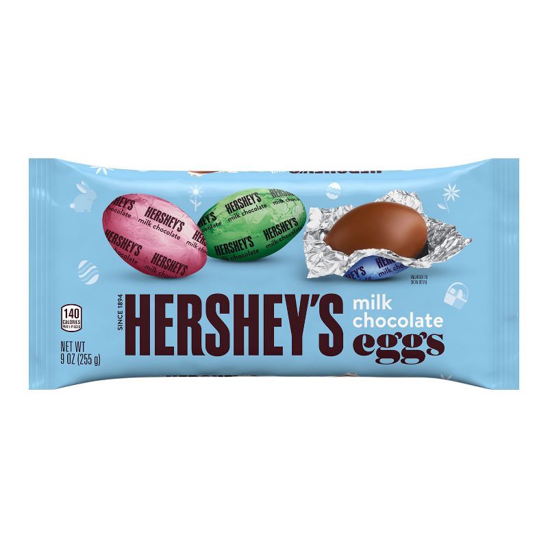 slide 2 of 7, HERSHEY's Milk Chocolate Eggs Easter Candy - 9oz, 9 oz