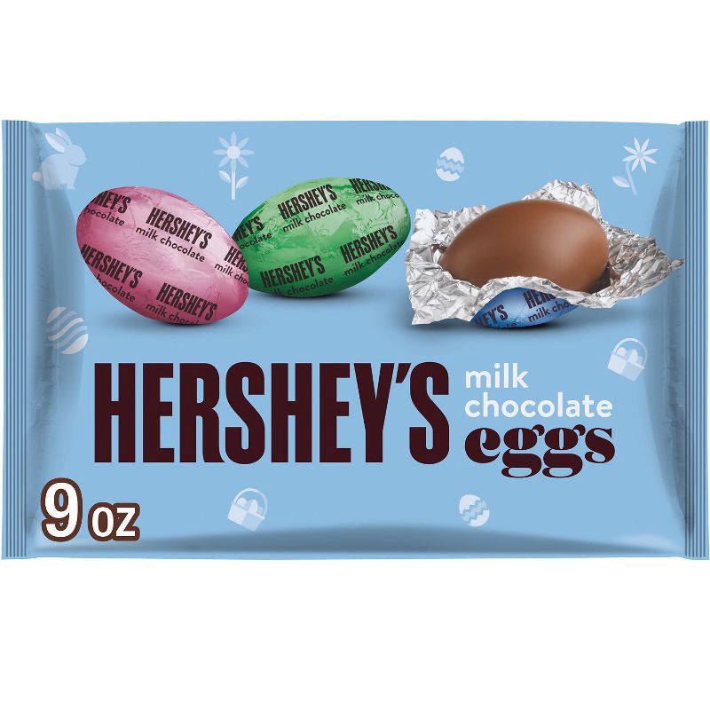 slide 1 of 7, HERSHEY's Milk Chocolate Eggs Easter Candy - 9oz, 9 oz