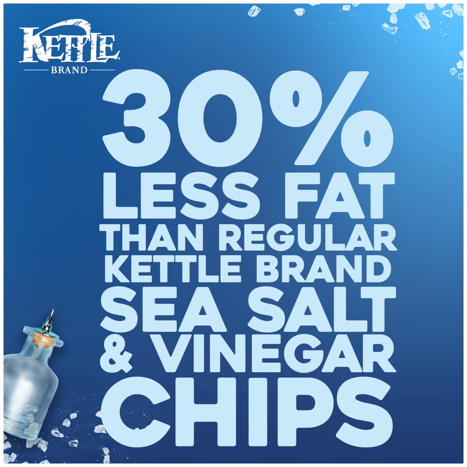 slide 5 of 7, Kettle Brand Air Fried Sea Salt and Vinegar Kettle Potato Chips, 6.5 oz