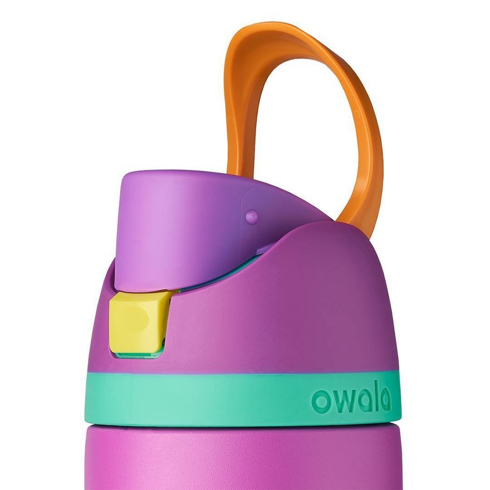 slide 3 of 4, Owala FreeSip 24oz Stainless Steel Water Bottle - Purple, 1 ct