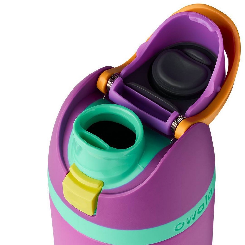slide 4 of 4, Owala FreeSip 24oz Stainless Steel Water Bottle - Purple, 1 ct