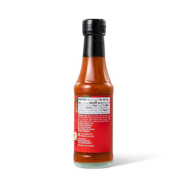 slide 3 of 3, Aleppo Pepper & Roasted Garlic Hot Sauce - 5.85 fl oz - Good & Gather™, 5.85 fl oz