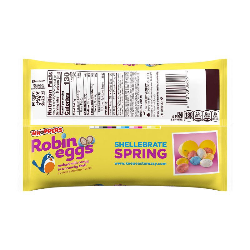 slide 4 of 6, Whoppers Robin Eggs Malted Milk Balls Easter Candy Basket Stuffers - 9oz, 9 oz