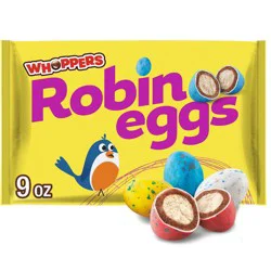 Whoppers Robin Eggs Malted Milk Balls Easter Candy Basket Stuffers - 9oz