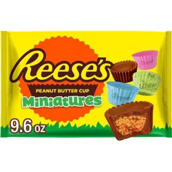 Reese's Milk Chocolate Peanut Butter Easter Candy Miniatures - 9.6oz