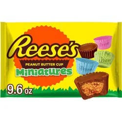 Reese's Milk Chocolate Peanut Butter Easter Candy Miniatures - 9.6oz