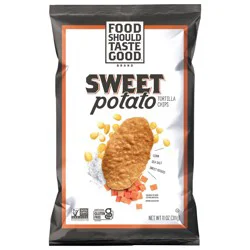 Food Should Taste Good Sweet Potato Tortilla Chips, 11oz