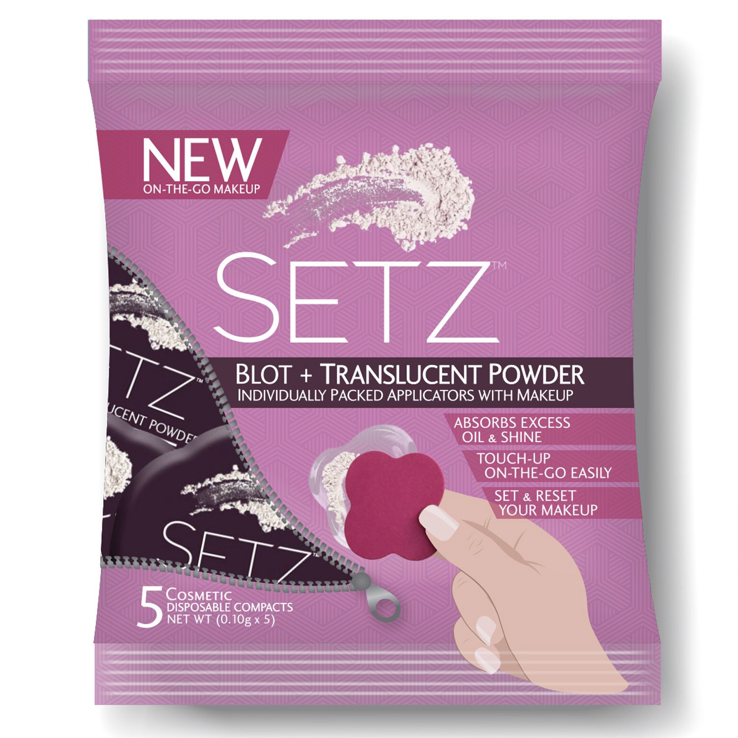 slide 4 of 6, SETZ Blot + Setting Powder, 5 ct