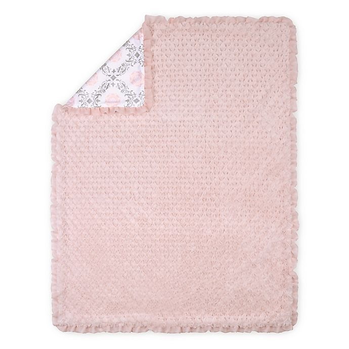 slide 1 of 1, The Peanutshell Brianna Blanket - Pink/Grey, 1 ct