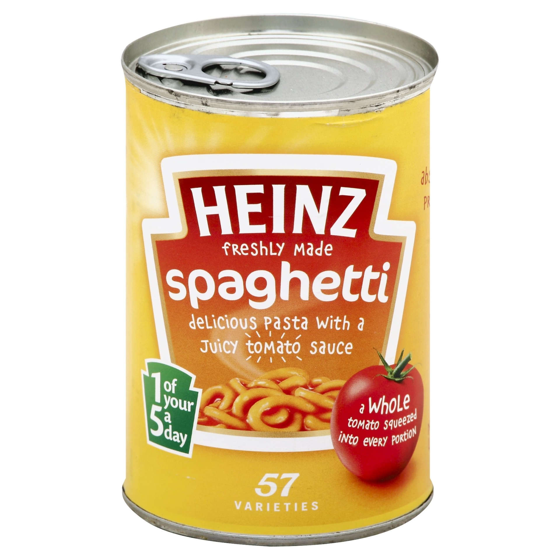slide 1 of 1, Heinz Spaghetti in Tomato Sauce, 13.3 oz