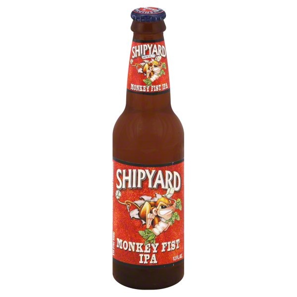 slide 1 of 1, Shipyard Brewing Ale India Pale Ipa Monkey Fist, 12 oz