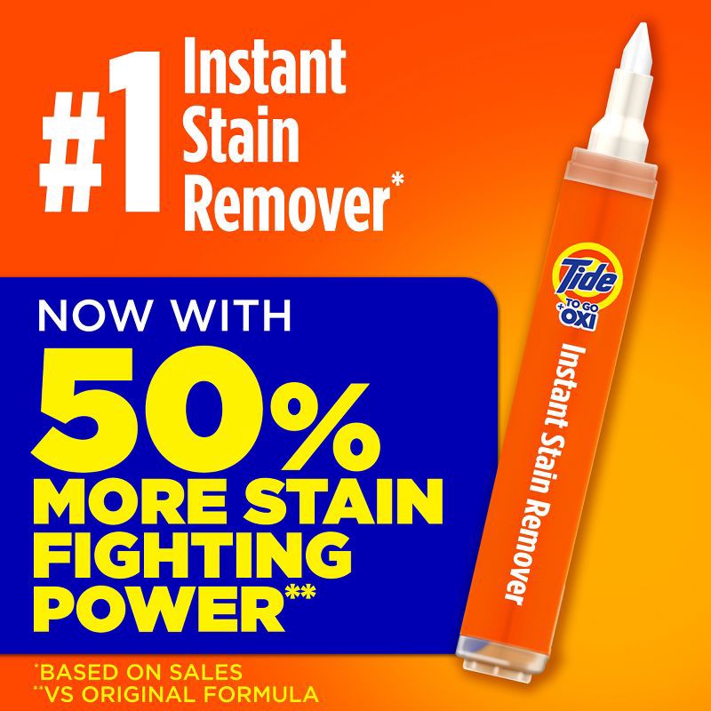 slide 2 of 10, Tide to Go Instant Stain Remover Pen - 0.33 fl oz, 0.33 fl oz