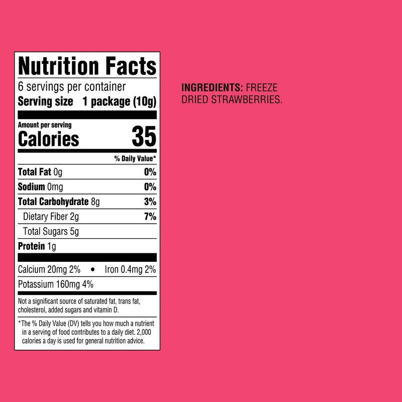 slide 5 of 5, Freeze Dried Strawberry Slices Multipack - 6ct/2.1oz - Good & Gather™, 6 ct, 2.1 oz