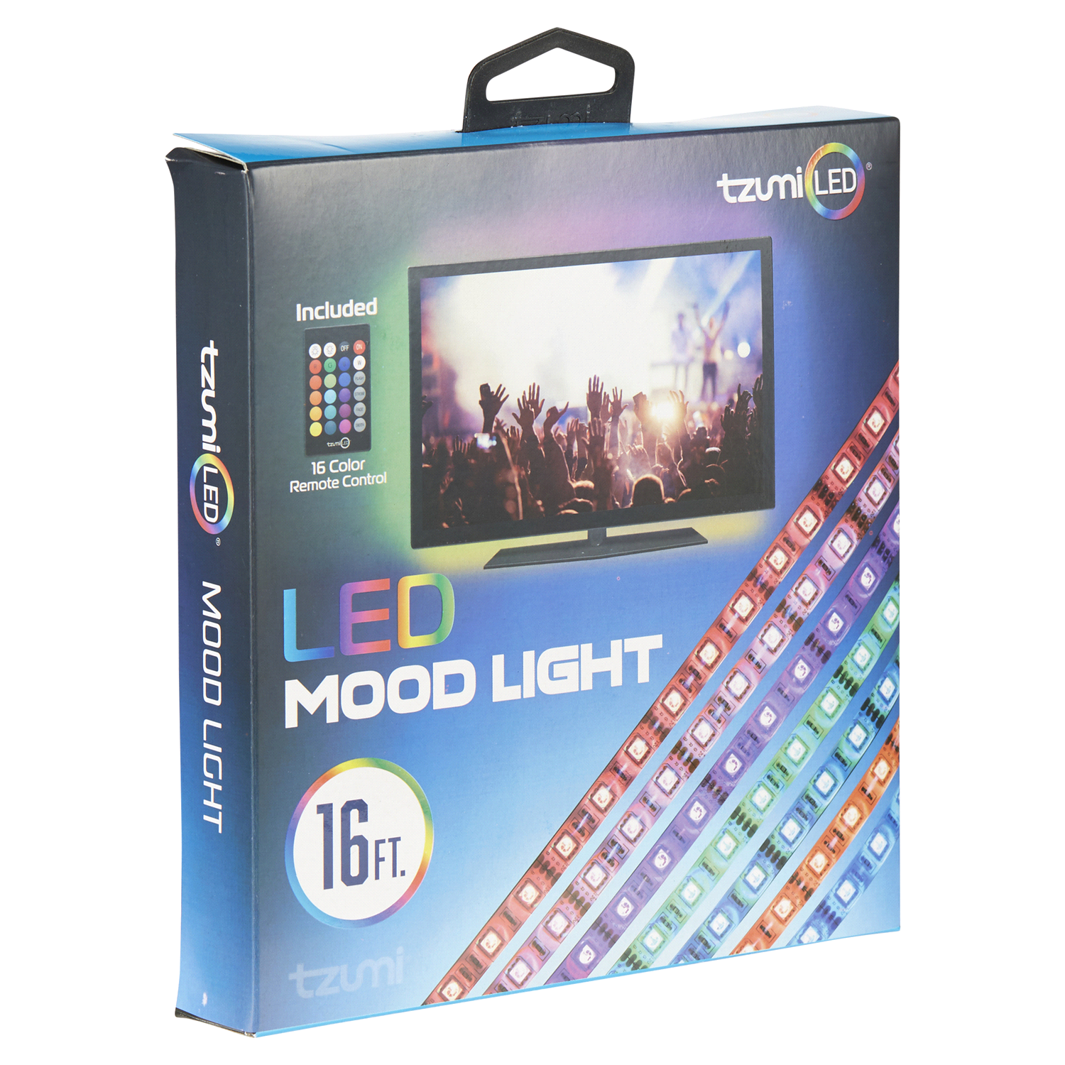 slide 4 of 5, Tzumi Led Mood Light 5935Mj, 16 ft
