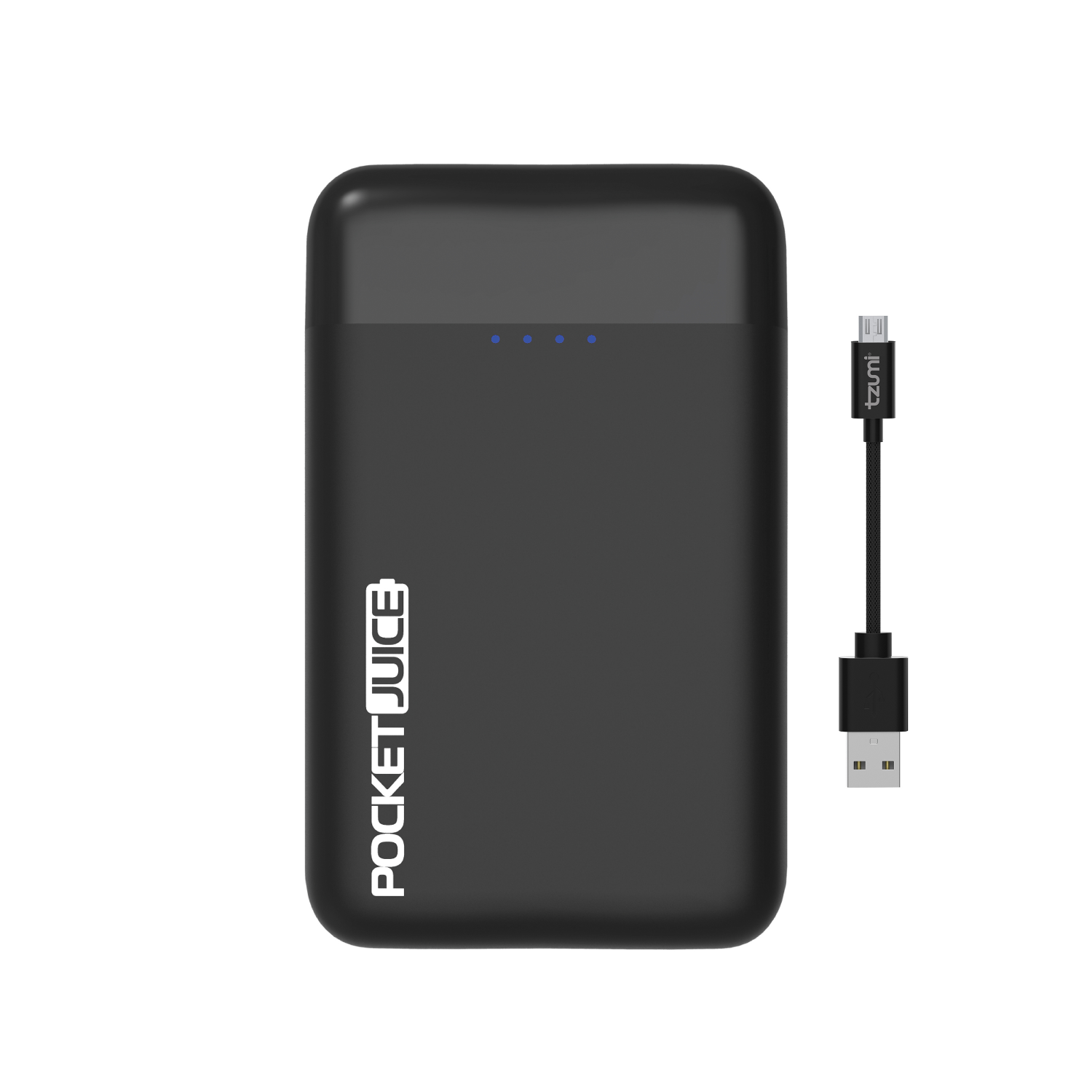 slide 1 of 2, TZUMI Pocket Juice 10K Hyper Charge -10000mAh Battery Power Bank & Portable Charger with 2 USB Ports, 1 ct
