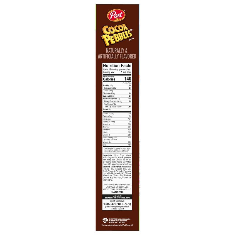 slide 13 of 15, Post Cocoa Pebbles Family Size Cereal - 19.5oz, 19.5 oz