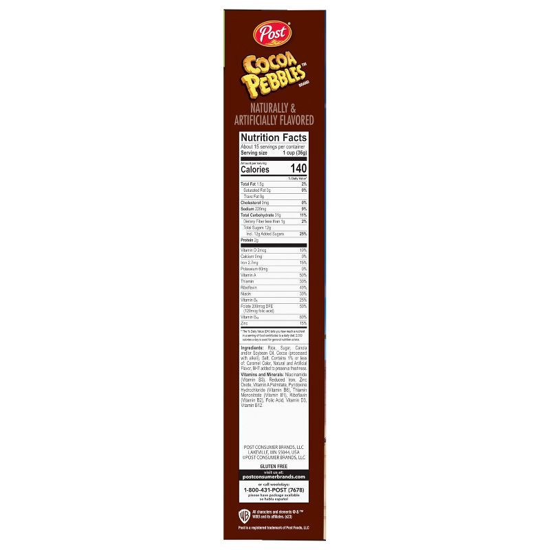 slide 11 of 15, Post Cocoa Pebbles Family Size Cereal - 19.5oz, 19.5 oz