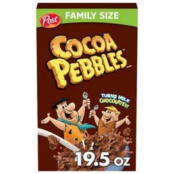 Post Cocoa Pebbles Breakfast Cereal - 19.5oz
