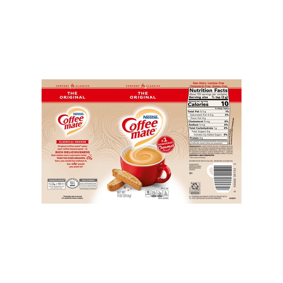 slide 10 of 13, Coffee-Mate Creamer, 11 oz