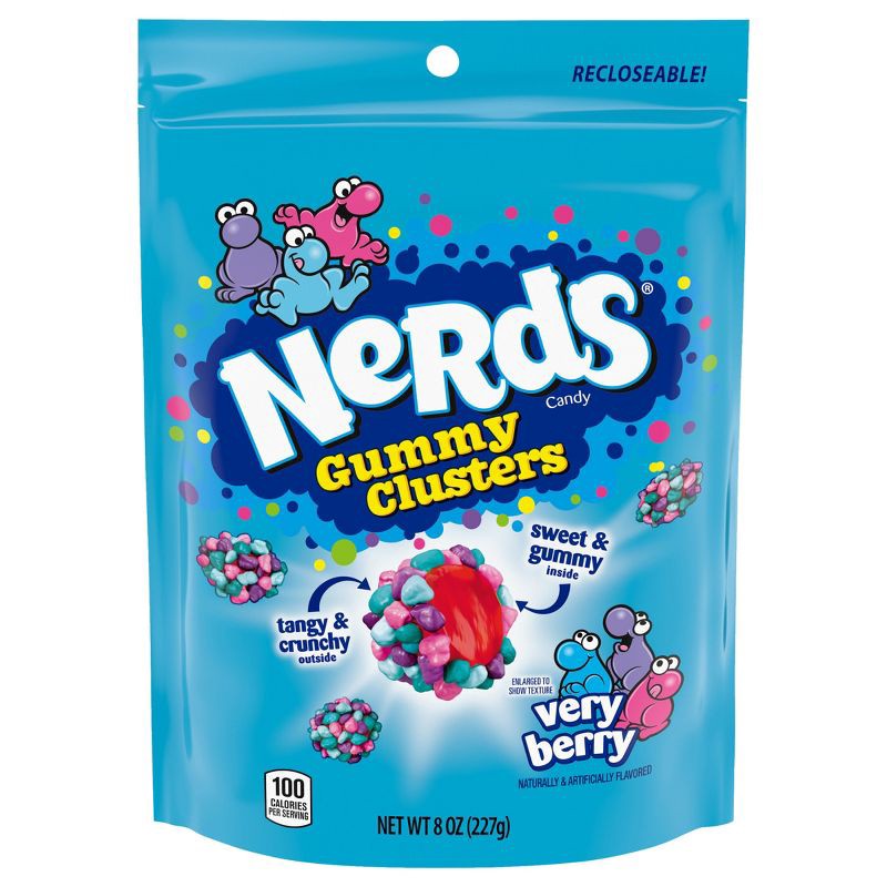 slide 2 of 10, Nerds Candy Gummy Clusters - 8oz, 8 oz