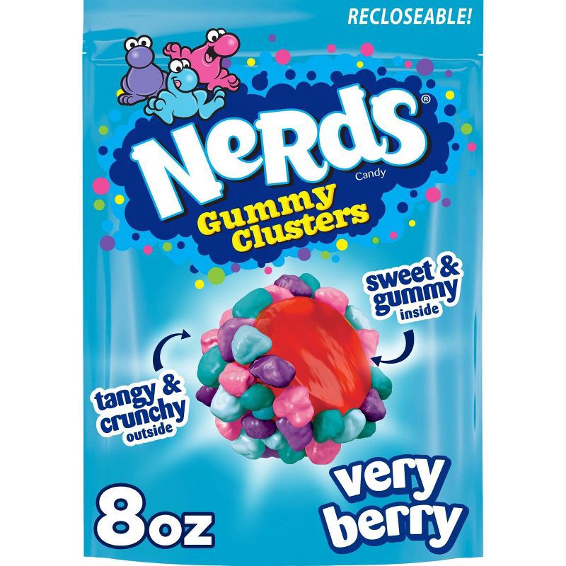 slide 1 of 10, Nerds Candy Gummy Clusters - 8oz, 8 oz