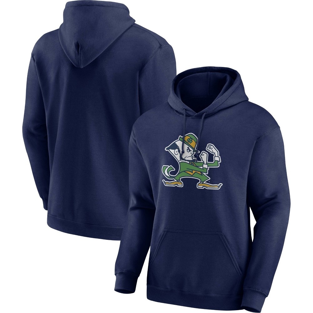 slide 3 of 3, NCAA Notre Dame Fighting Irish Men's Fleece Hoodie - M, 1 ct