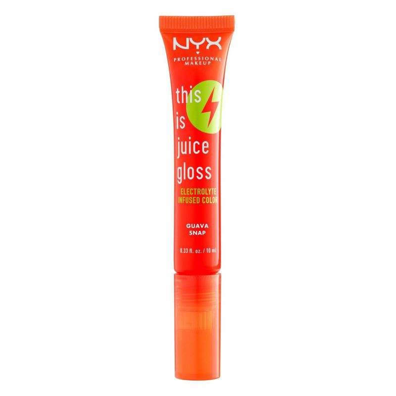 slide 2 of 9, NYX Professional Makeup This Is Juice Lip Gloss - Infused with Electrolytes - Guava Snap - 0.33 fl oz, 0.33 fl oz