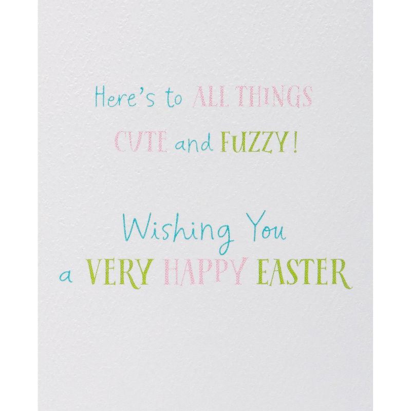 slide 3 of 5, Carlton Cards Easter Card Cute and Fuzzy, 1 ct