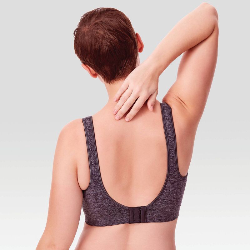 slide 3 of 4, Beauty By Bali Women's Comfort Revolution Alpha Bra B488 - Gray L: Wireless Full Coverage Scoopneck, 1 ct
