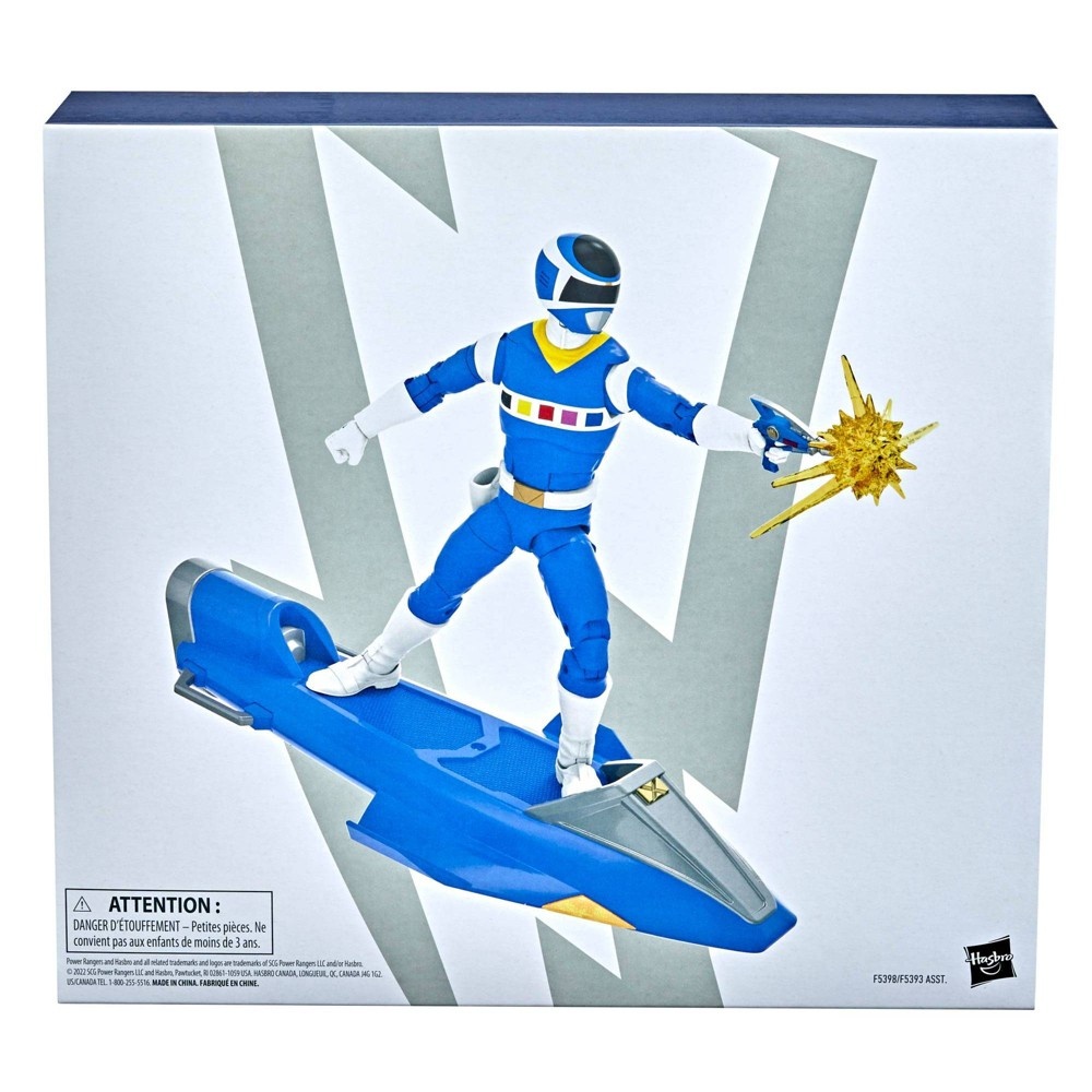 slide 4 of 8, Power Rangers Lightning Collection In Space Blue Ranger & Galaxy Glider Action Figure, 1 ct