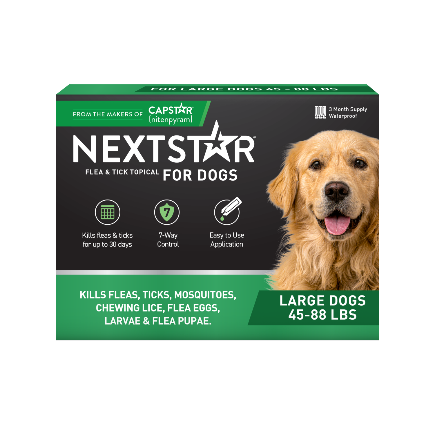 slide 1 of 4, Nextstar F&T SO Dog 45-88LB 3CT, 3 ct